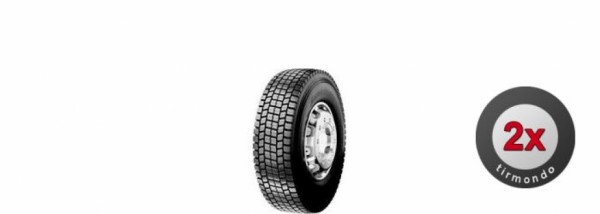 2x 12R22.5 BRIDGESTONE M729