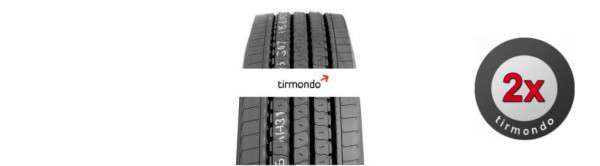 2x 385/65R22.5 (15R22.5) HANKOOK AH31 160K