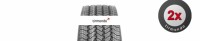 2x 315/60R22.5 CONTINENTAL HSW2SC 154 2x 315/60R22.5 CONTINENTAL HSW2SC 154