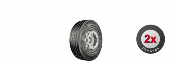 2x 385/65R22.5 (15R22.5) PIRELLI FW01 158L