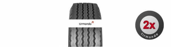 2x 385/65R22.5 (15R22.5) SYRON KTIR-T2