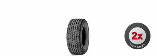 2x 385/65R22.5 (15R22.5) MICHELIN XFN 2 Antisplash 158L