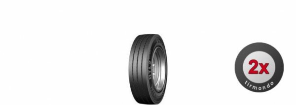 2x 235/75R17.5 CONTINENTAL HTL2 143