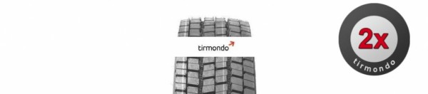 2x 295/80R22.5 UNIROYAL DH100 152