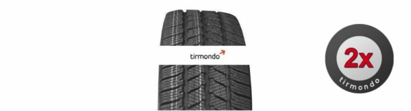 2x 205/75R16 CONTINENTAL VANCONTACTWINTER