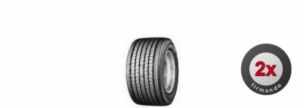 2x 455/45R22.5 BRIDGESTONE R173