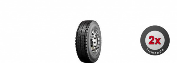 2x 315/80R22.5 DUNLOP SP462 156L/M