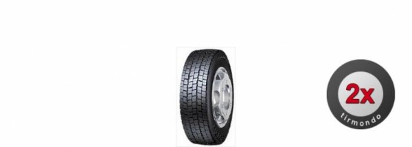 2x 285/70R19.5 SEMPERIT M255 145