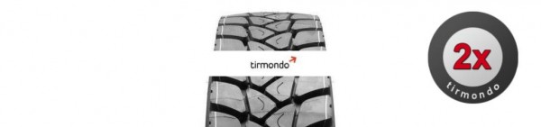 2x 12R22.5 MICHELIN XDYREMIX (REMIX)
