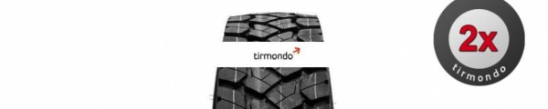 2x 315/80R22.5 LEAO D980 156