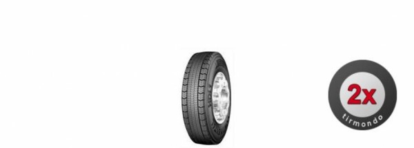 2x 295/80R22.5 CONTINENTAL HDL1 152
