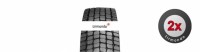 2x 315/60R22.5 CONTINENTAL HD 152 2x 315/60R22.5 CONTINENTAL HD 152
