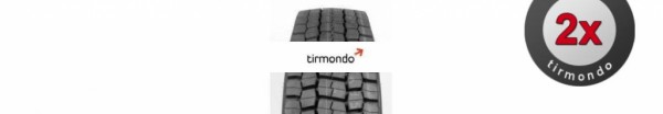 2x 315/70R22.5 EUROBAND K202 (runderneuert)