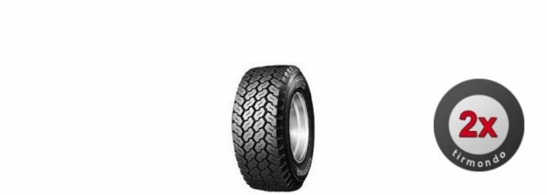 2x 385/65R22.5 (15R22.5) BRIDGESTONE M748 164