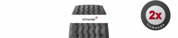 2x 385/65R22.5 (15R22.5) BOTO TYRE BT668