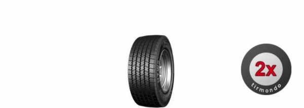 2x 385/65R22.5 (15R22.5) CONTINENTAL HTW2 160